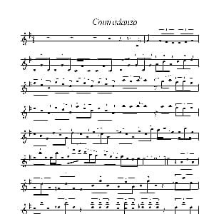 小提琴谱 | Contradanza