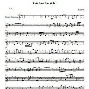you are beautiful_歌谱投稿