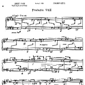 24 Preludes and Fugues Part.1 Op.45 钢琴谱 康斯坦汀诺维奇 谢德林