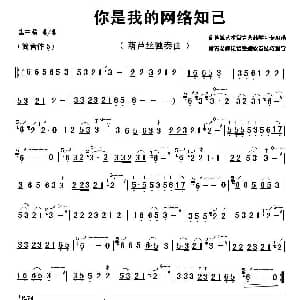 葫芦丝谱 | 你是我的网络知己