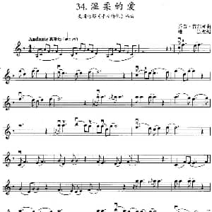 小提琴谱 | 温柔的爱 美国电影 手足情仇 插曲 乔吉 普尔登曲 雄达改编