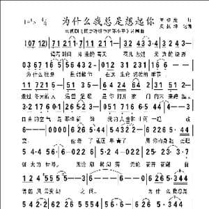 为什么我总是想起你_歌谱投稿_词曲: 王黎光
