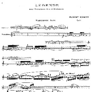 萨克斯谱 | 传奇 Op.66 ​F 施密特