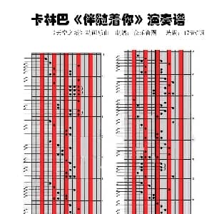 天空之城 拇指琴卡林巴琴演奏谱
