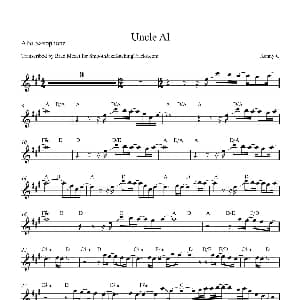 萨克斯谱 | Uncle Al 中音萨克斯