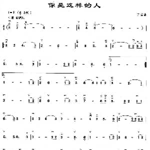二胡谱 | 你是这样的人 三宝