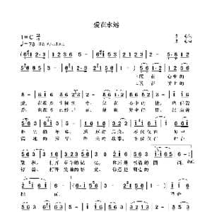 爱在永远_歌曲简谱_词曲:袁龙 袁龙