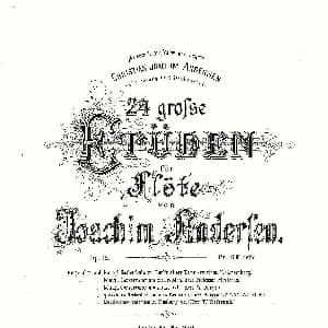 长笛曲谱 | 24首长笛练习曲 Op.15 之21—24 Andersen 安德森