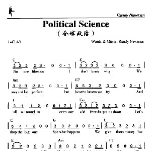 Political Science_外国歌谱