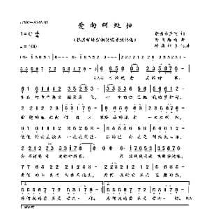 爱向何处归_歌曲简谱_词曲:轻舟笛声飞 香飞蝶舞