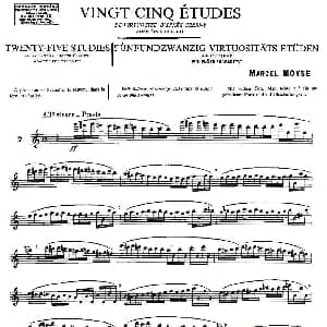 长笛曲谱 | Moyse 25 Studies after Czerny flute 7 25首改编自车尔尼作品的练习曲 Moyse