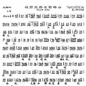 大保国 汉高皇路过芒砀山_歌曲简谱_词曲:暂无 恒流星制谱