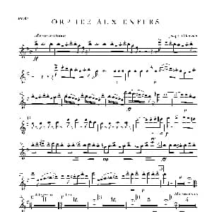 长笛曲谱 | 天堂与地狱序曲 管弦乐长笛分谱