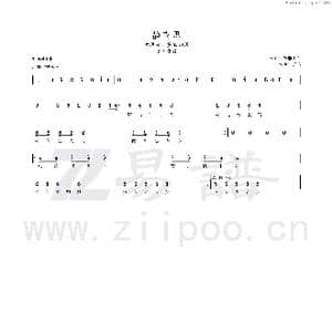 静夜思_歌谱投稿_词曲:李白 罗鹏