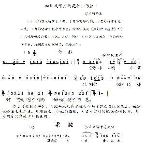 泗州戏 常用的花腔与彩腔 廖光明整理