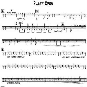 架子鼓谱 Rock Platt Opus
