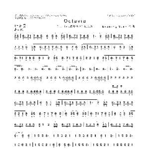 Octavia_歌曲简谱_词曲: Evening Star