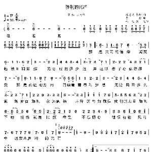 胜利的光芒_歌曲简谱_词曲:陈道斌 李劲 李勋