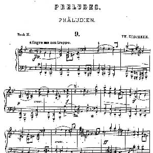 16 Preludes Op.9 钢琴谱 狄奥多 柯希纳