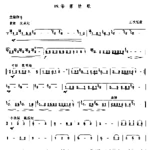 葫芦丝谱 | 傣寨情歌 王次恒作曲版 王次恒