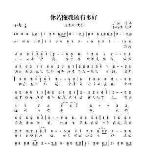 你若懂我该有多好_歌曲简谱_词曲:王浩 王浩