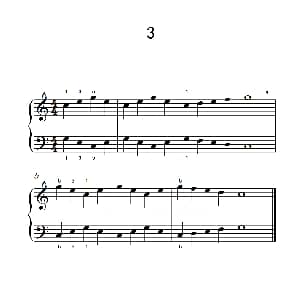 一.非连音练习3 钢琴谱
