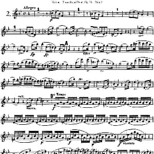 长笛曲谱 | 库劳长笛二重奏大练习曲Op.39 Flute 2 No.2 Kuhlau 库劳