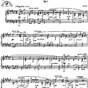 9首玛祖卡舞曲 Op.25 钢琴谱 亚力山大 斯克里亚宾