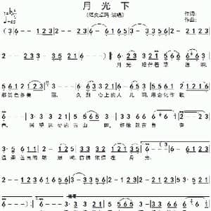 月光下_歌谱投稿