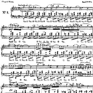 降E大调夜曲Op.9 钢琴谱 肖邦