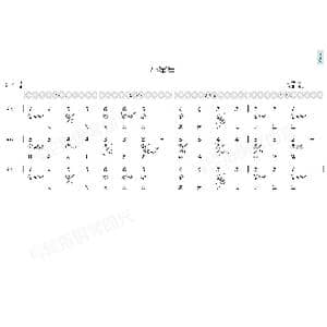 小星星_歌曲简谱_词曲:Jane Taylor Mozart