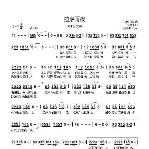 拉萨夜雨_歌曲简谱_词曲:冰川飞狐 阿汝汗