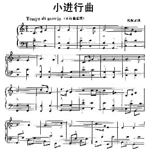手风琴谱 | 小进行曲 赵家恕