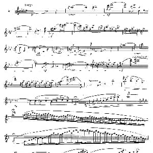 长笛曲谱 | 基于维尼亚夫斯基练习曲的10首长笛练习曲之4 Moyse 10 Studies After Wieniawski 莫伊斯Moyse