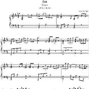 Eve 钢琴谱 Yiruma作曲 SilverRay制谱