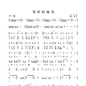 向往的地方_歌曲简谱_词曲:苏柳 姜振