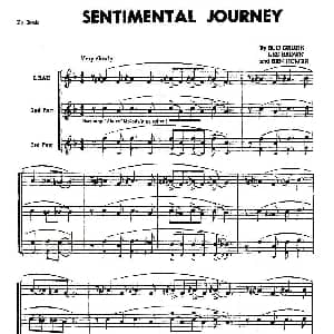 萨克斯谱 | SENTIMENTAL JOURNEY