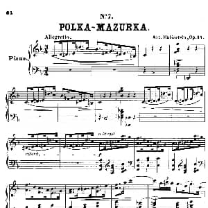 舞会 Le Bal Op.14 钢琴谱 安东 鲁宾斯坦