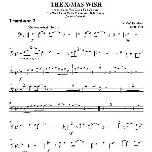 THE X MAS WISH 第二长号分谱