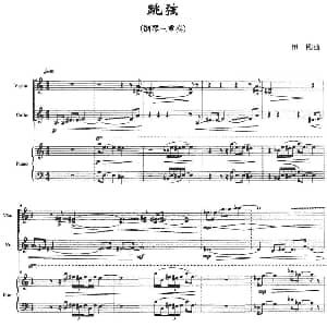 跳弦 小提琴 大提琴 钢琴伴奏 田刚