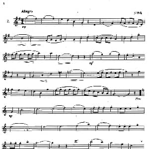 萨克斯谱 | 萨克斯练习曲合集 2—12 安德森