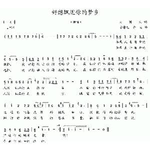 好想飘进你的梦乡_歌曲简谱_词曲:吴钟文 李馨生 李霞