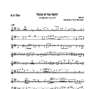 萨克斯谱 | Faces Of The Heart 中音萨克斯