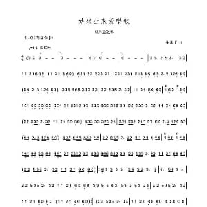 葫芦丝谱 | 姑娘生来爱唱歌 葫芦丝独奏 朱里千