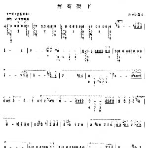 柳琴考级曲目七级 葡萄架下