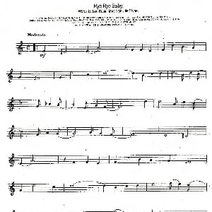 萨克斯谱 | Bye Bye Baby