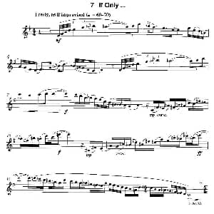 萨克斯谱 | If Only 12首现代风格练习曲之7 James Rae