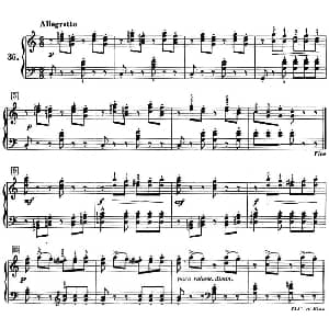 50首莱蒙钢琴练习曲 作品37 钢琴谱 莱蒙