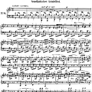 门德尔松无词歌Op.19 钢琴谱 门德尔松