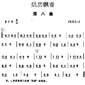 花鼓戏谱 | 烘房飘香 第八曲 湖南省戏曲工作室改编
